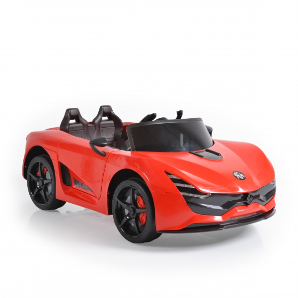 Продукт Акумулаторна кола Magma, 12V с кожена седалка и отварящи се врати  - 0 - BG Hlapeta